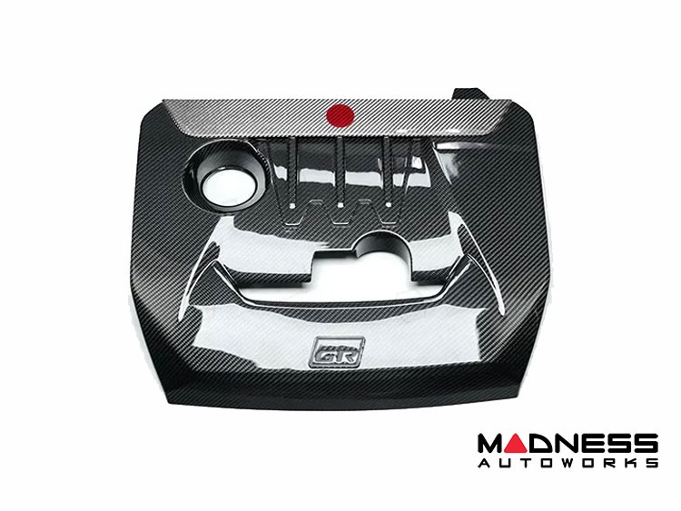 Toyota GR Yaris Engine Cover Carbon Fiber Japan Flag